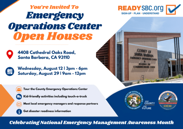 EOC Open House Tours Aug. 12 & 29