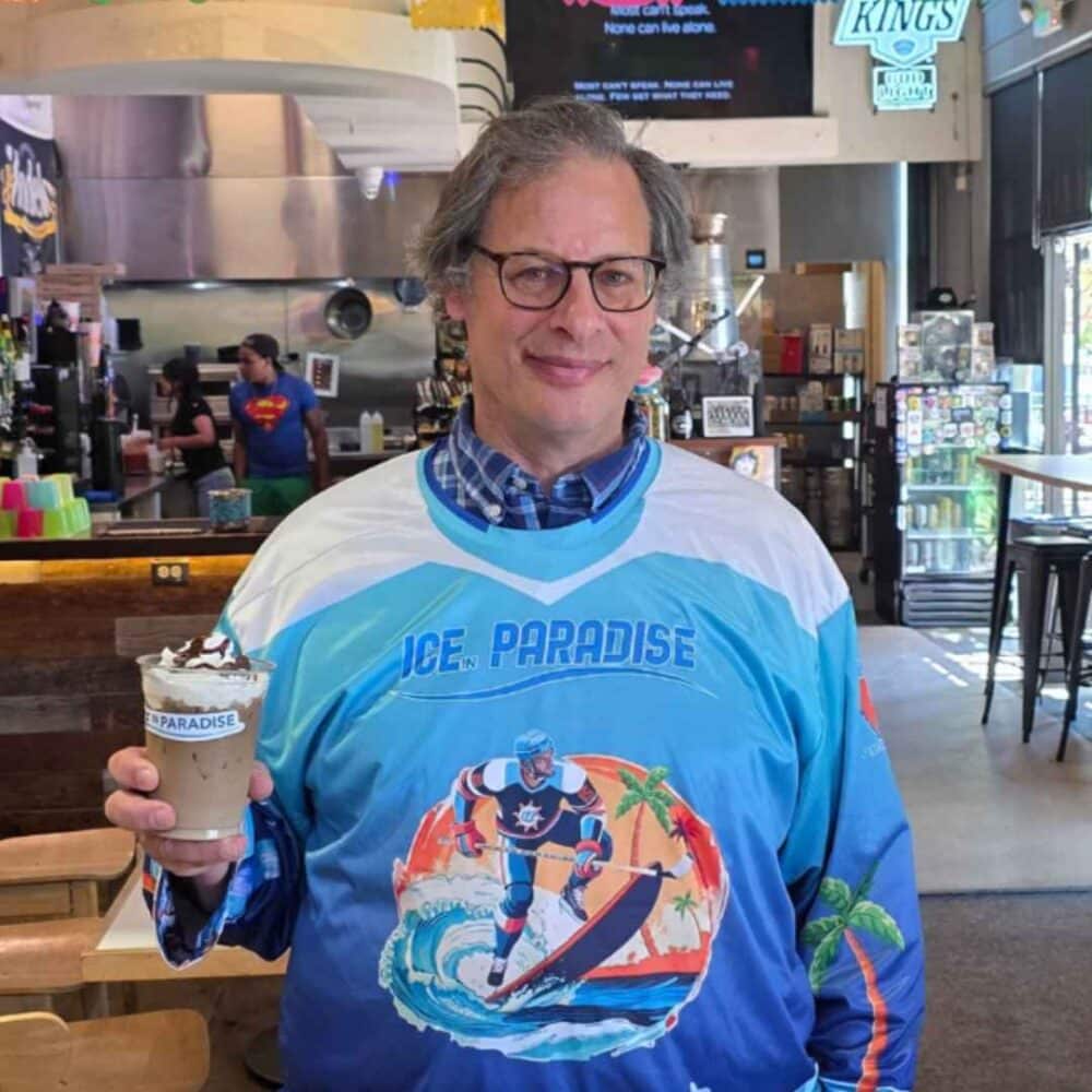 Councilmember Kasdin at Ice in Paradise