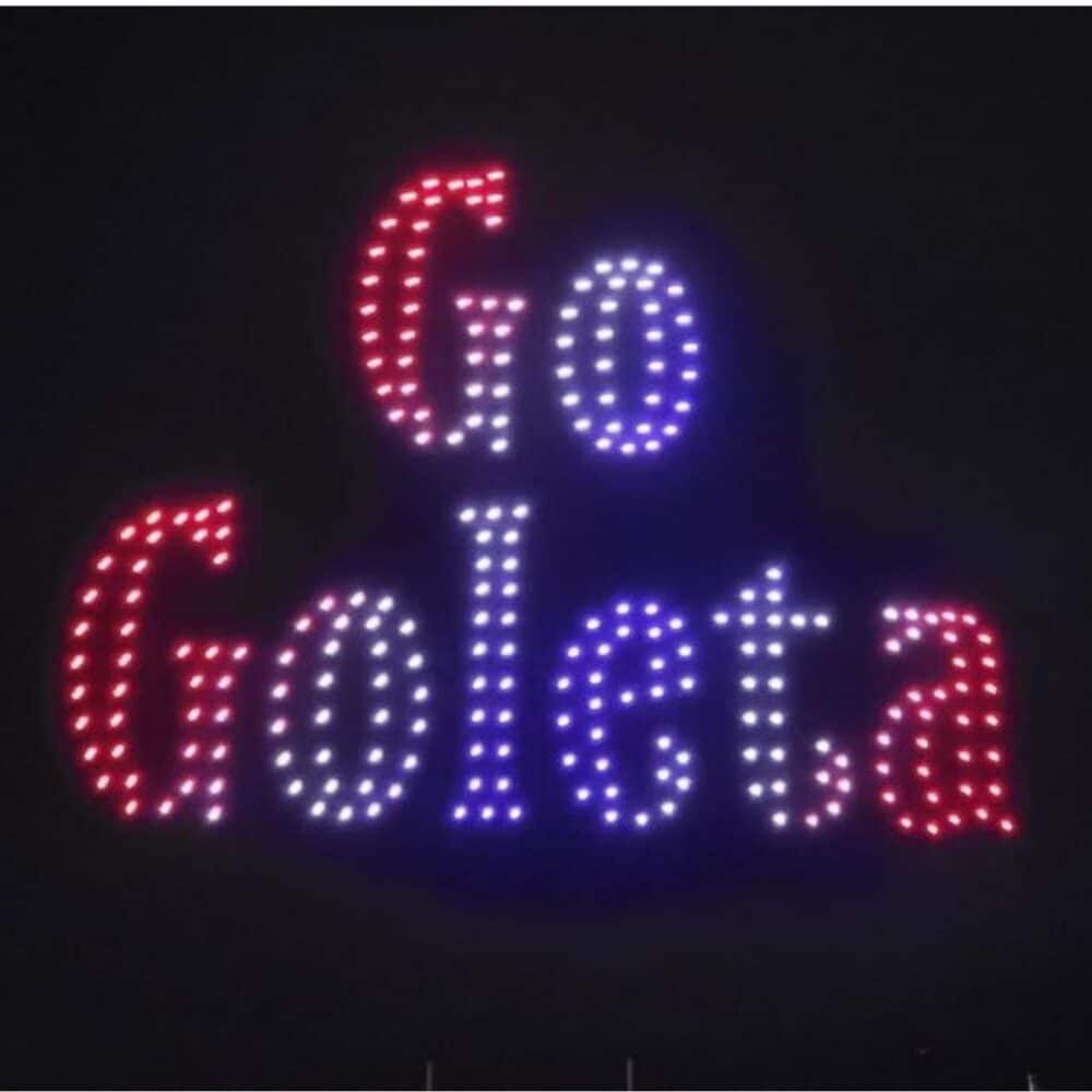 Go Goleta in Drone Lights