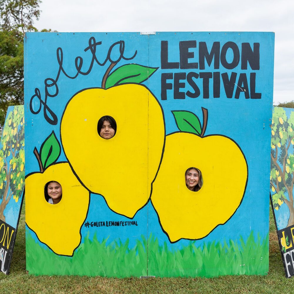 Goleta Lemon Festival lemon cut-outs