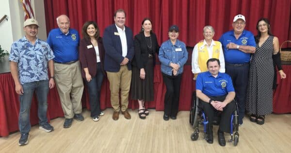 Lions Club Peace Poster Reception - Lions Club Members with Goleta City Council