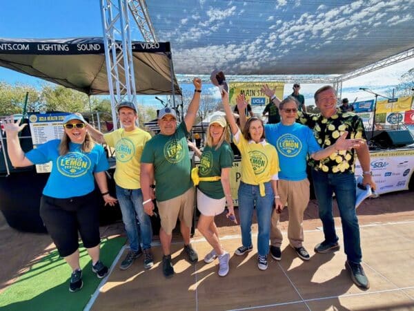 Lemon Fest Pie Eating Contest Judges